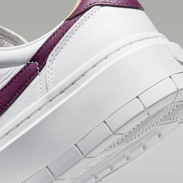 [ナイキ] エア ジョーダン 1 エレベート ロー [W AIR JORDAN 1 ELEVATED LOW] ホワイト/ホワイト/ホワイトオニキス/ボルドー DH7004-162_8