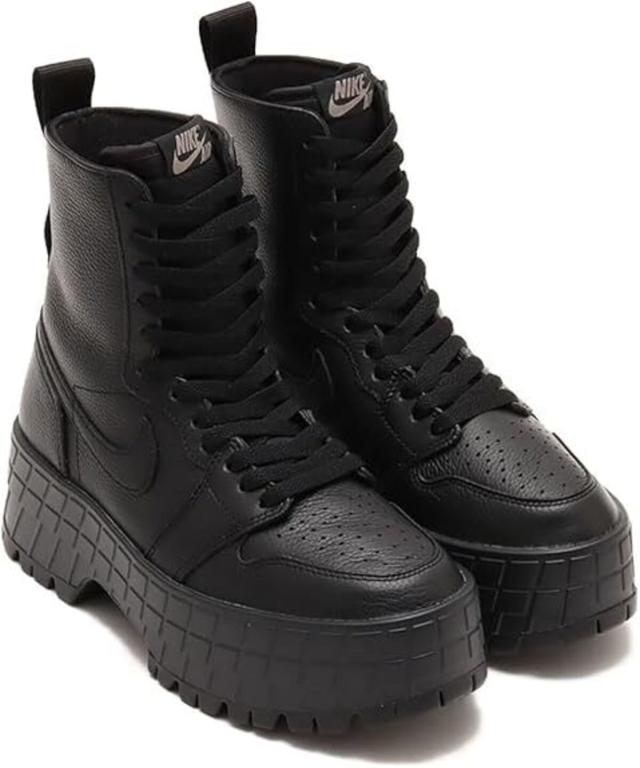 [ナイキ] エア ジョーダン 1 ブルックリン  [W AIR JORDAN 1 BROOKLYN] ブラック/ブラック/フラットピューター FJ5737-001  の通販は 22,125円