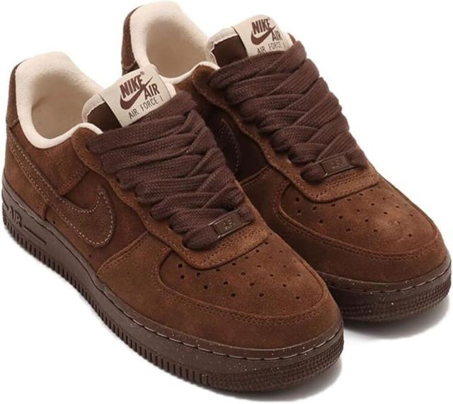 [ナイキ] エア フォース 1 '07 [W AIR FORCE 1 '07] カカオワオ/カカオワオ FQ8901-259