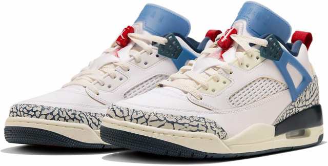 [ナイキ] ジョーダン スパイジーク LOW [JORDAN SPIZIKE LOW] ホワイト/アーモリーネイビー/エーゲストーム/ジムレッド HM3712-164