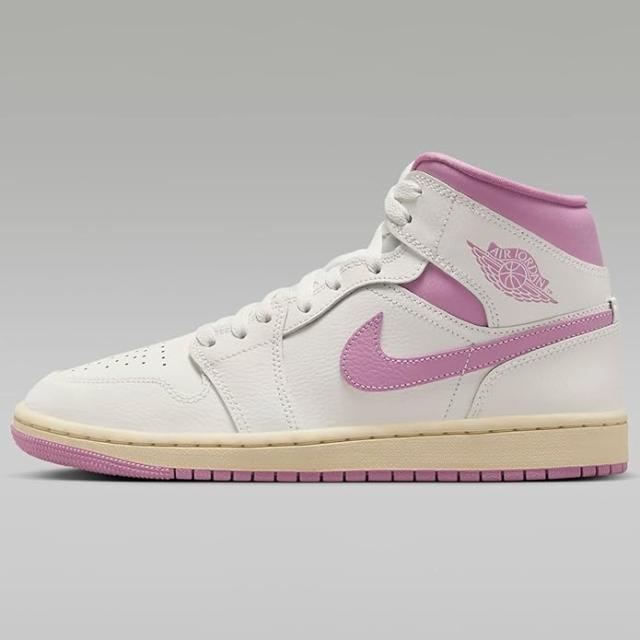 [ナイキ] エア ジョーダン 1 ミッド [W AIR JORDAN 1 MID] セイル/モスリン/オーキッド BQ6472-162_1
