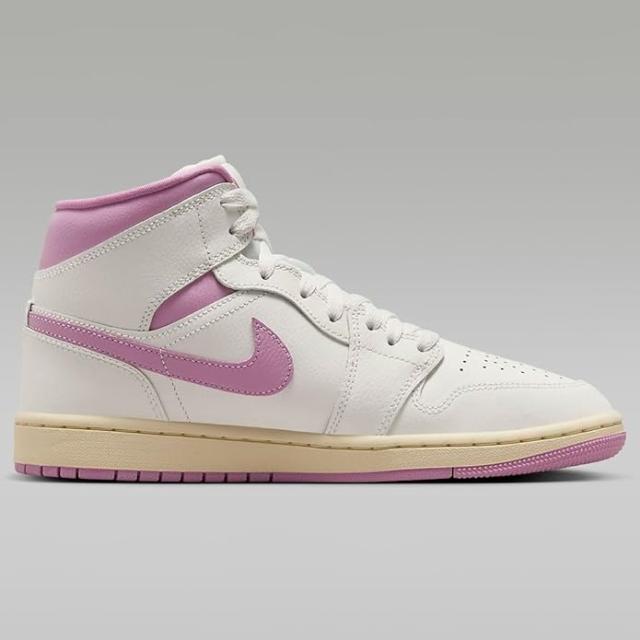 [ナイキ] エア ジョーダン 1 ミッド [W AIR JORDAN 1 MID] セイル/モスリン/オーキッド BQ6472-162_2