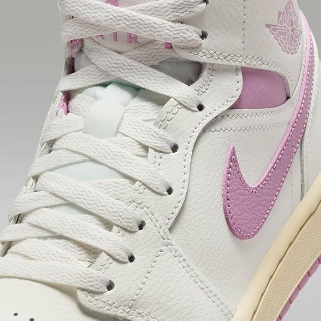 [ナイキ] エア ジョーダン 1 ミッド [W AIR JORDAN 1 MID] セイル/モスリン/オーキッド BQ6472-162_7