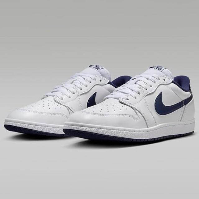[ナイキ] エア ジョーダン 1 ロー '85 [AIR JORDAN 1 LOW '85] ホワイト/ホワイト/ネイビー FB9933-141_4