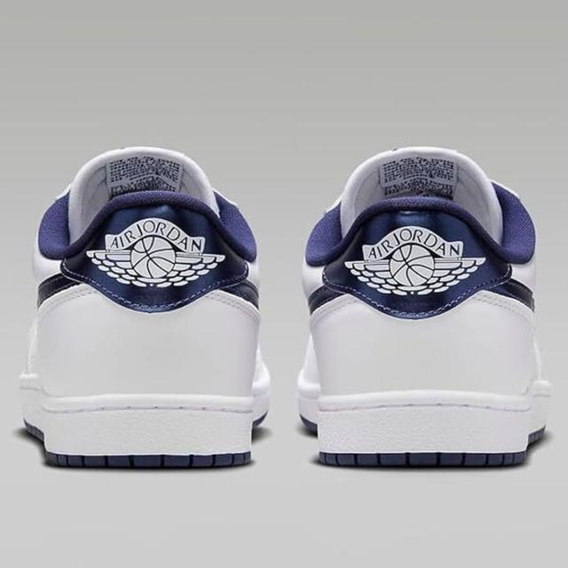 [ナイキ] エア ジョーダン 1 ロー '85 [AIR JORDAN 1 LOW '85] ホワイト/ホワイト/ネイビー FB9933-141_5