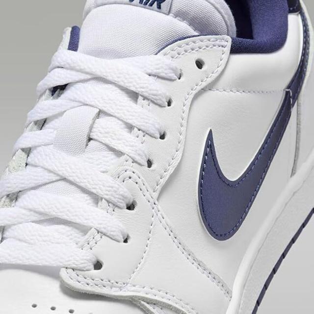 [ナイキ] エア ジョーダン 1 ロー '85 [AIR JORDAN 1 LOW '85] ホワイト/ホワイト/ネイビー FB9933-141_6