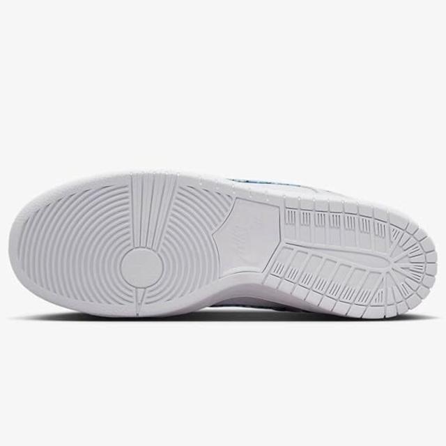 [ナイキ] SB ダンク ロー プロ [SB DUNK LOW PRO] ホワイト/ホワイト/ミッドナイトネイビー/ユニバーシティブルー FZ8802-100