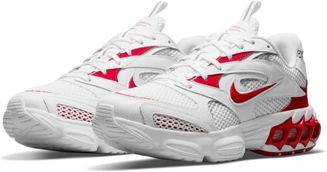 [ナイキ] ズーム エア ファイヤー [W Zoom Air Fire] ホワイト/メタリックシルバー/ユニバーシティレッド CW3876-101