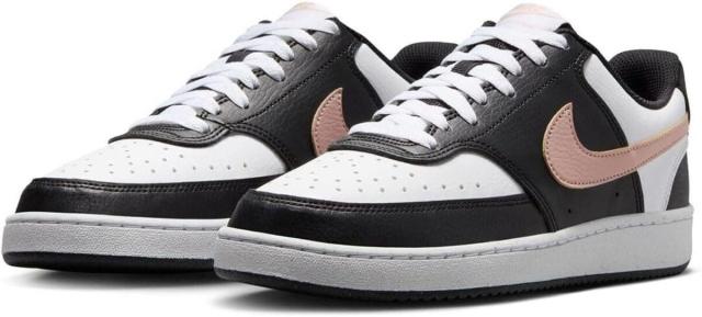 [ナイキ] コート ビジョン ロー NN [W COURT VISION LOW NN] ブラック/ホワイト/ピンクベージュ DH3158-009