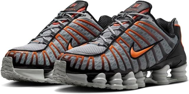 [ナイキ] ショックス TL [SHOX TL] ライトスモークグレー/ブラック/ブライトマンダリン AV3595-011