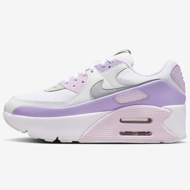 [ナイキ] エア マックス 90 LV8 [W AIR MAX 90 LV8] ホワイト/ハイドランジア/サミットホワイト/ウルフグレー FD4328-113