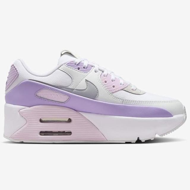 [ナイキ] エア マックス 90 LV8 [W AIR MAX 90 LV8] ホワイト/ハイドランジア/サミットホワイト/ウルフグレー FD4328-113