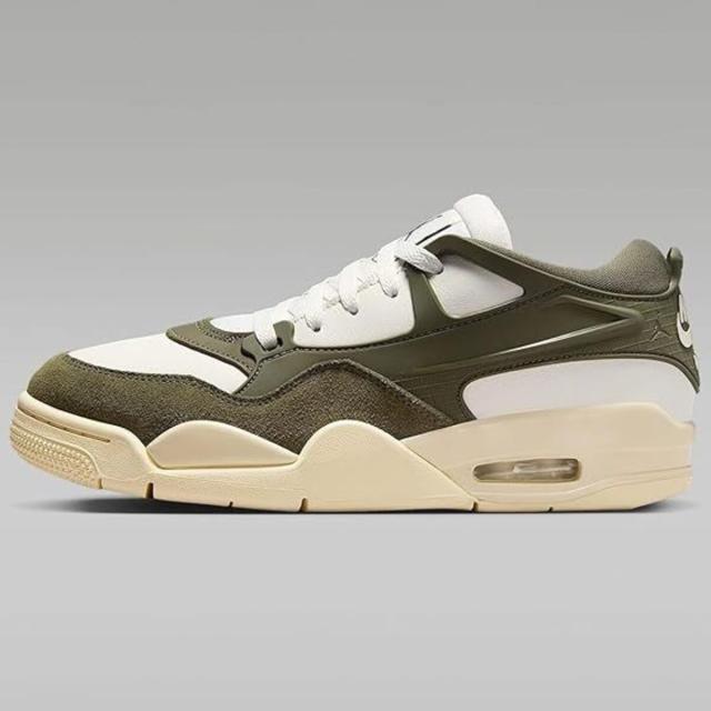 [ナイキ] エア ジョーダン 4 RM [W AIR JORDAN 4 RM] セイル/ココナッツミルク/ミディアムオリーブ FQ7940-121 ナイキ] エア ジョーダン 4 RM [W AIR JORDAN 4 RM] セイル/ココナッツ