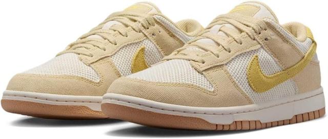 [ナイキ] ダンク ロー ネクスト ネイチャー SE [W DUNK LOW NN SE] チームゴールド/ペールアイボリー/ガムイエロー/ソフトイエロー HJ5864-700