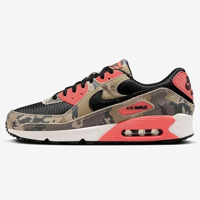 [ナイキ] エア マックス 90 プレミアム [AIR MAX 90 PRM] ライトカーキ/マジックエンバー/ミンクブラウン/ブラック IF1721-200