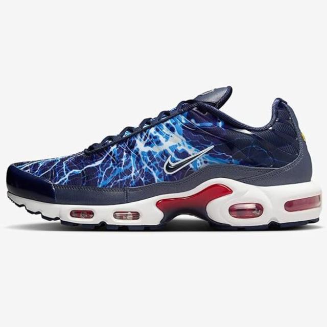 [ナイキ] エア マックス プラス "エクレール ライトニング" [AIR MAX PLUS "Eclair Lightning"] ミッドナイトネイビー/サルサレッド/ホワイト HV2323-400_1