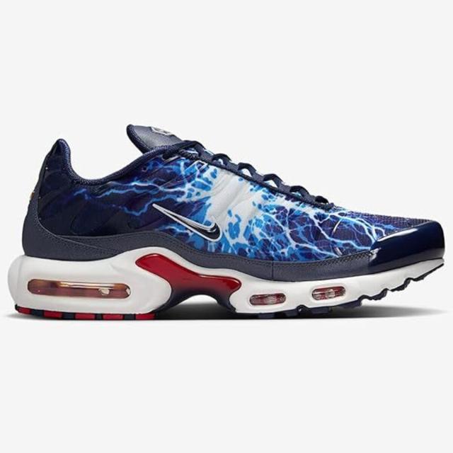 [ナイキ] エア マックス プラス "エクレール ライトニング" [AIR MAX PLUS "Eclair Lightning"] ミッドナイトネイビー/サルサレッド/ホワイト HV2323-400_2