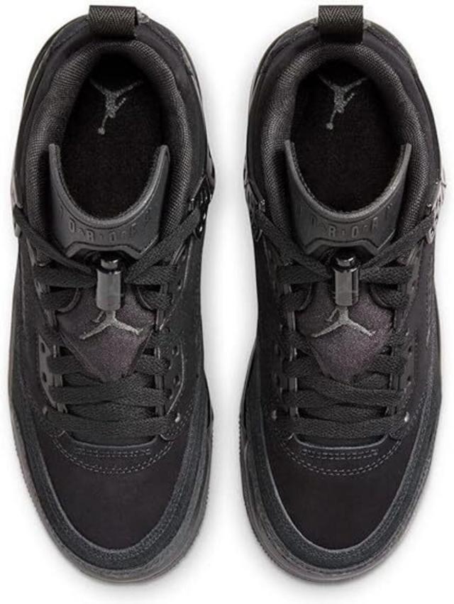 [ナイキ] ジョーダン スパイジーク ロー GS [J JORDAN SPIZIKE LOW GS] ブラック/ブラック FQ3950-001 ナイキ] ジョーダン スパイジーク ロー GS [J JORDAN SPIZIKE LOW GS