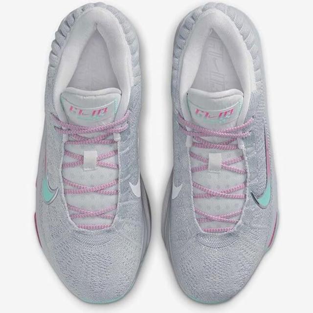 NIKE ナイキ　GTハッスル3 ピンク　グレー　シルバー　ホワイト　白 ナイキ] G.T. ハッスル 3 EP [G.T. HUSTLE 3 EP] ウルフグレー