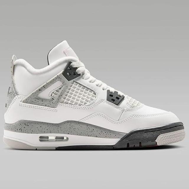 [ナイキ] エア ジョーダン 4 レトロ OG GS [W AIR JORDAN 4 RETRO OG GS] サミットホワイト/セメントグレー/ブラック/ファイヤーレッド IB4171-100 ナイキ] エア ジョーダン 4 レトロ OG GS [W AIR JORDAN 4 RETRO OG GS