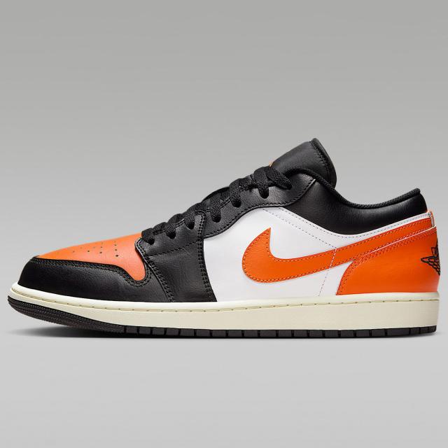 [ナイキ] エア ジョーダン 1 ロー [AIR JORDAN 1 LOW] ブラック/ホワイト/セイル/スターフィッシュ 553558-081 ナイキ] エア ジョーダン 1 ロー [AIR JORDAN 1 LOW] ブラック