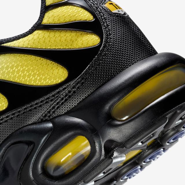 [ナイキ] エア マックス プラス [AIR MAX PLUS] ブラック/ブライトシトロン/ソフトパール/サンデッドパープル DM0032-023_7