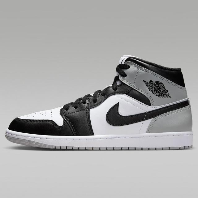 [ナイキ] エア ジョーダン 1 ミッド [AIR JORDAN 1 MID] ホワイト/ライトスモークグレー/ブラック DQ8426-101