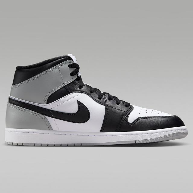 [ナイキ] エア ジョーダン 1 ミッド [AIR JORDAN 1 MID] ホワイト/ライトスモークグレー/ブラック DQ8426-101
