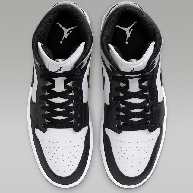 [ナイキ] エア ジョーダン 1 ミッド [AIR JORDAN 1 MID] ホワイト/ライトスモークグレー/ブラック DQ8426-101