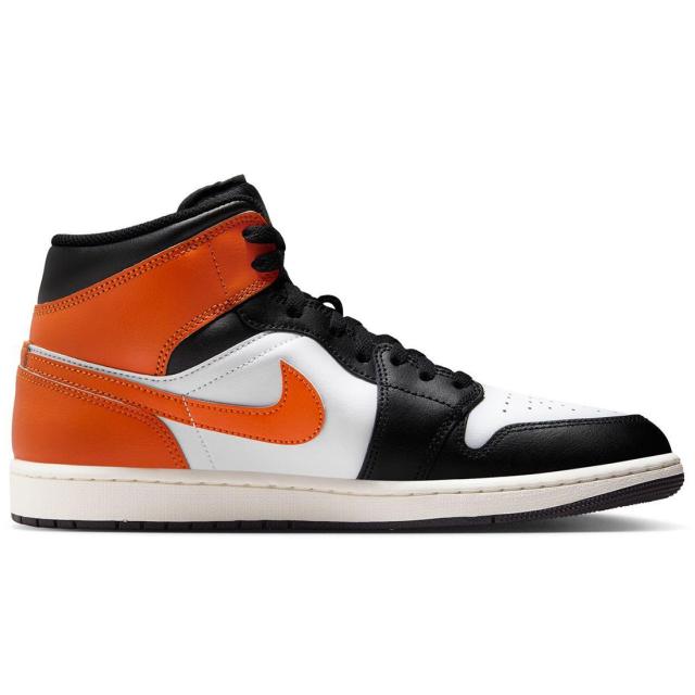 [ナイキ] エア ジョーダン 1 ミッド [AIR JORDAN 1 MID] ホワイト/ブラック/オレンジ DQ8426-801