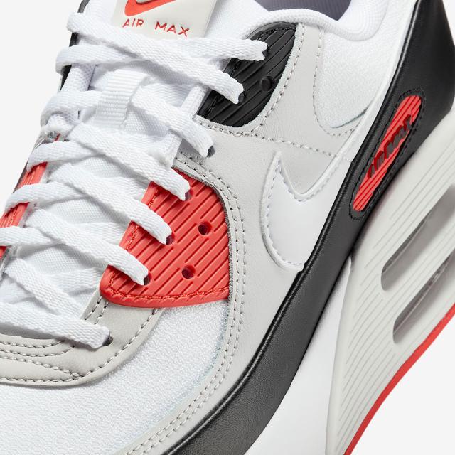 [ナイキ] エア マックス 90 LV8 [W AIR MAX 90 LV8] ホワイト/ブラック/ピカンテレッド/ホワイト FD4328-114 ナイキ] エア マックス 90 LV8 [W AIR MAX 90 LV8] ホワイト/ブラック