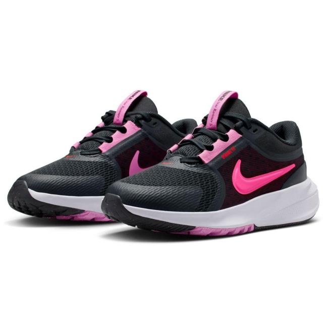 [ナイキ] スター ランナー 5 GS [J STAR RUNNER 5 GS] オフノワール/プレイフルピンク/ブライトクリムゾン/ハイパーピンク HF7004-005