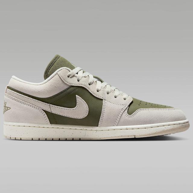 [ナイキ] エア ジョーダン 1 ロー SE [AIR JORDAN 1 LOW SE] ミディアムオリーブ/セイル/ライトオールウッドブラウン HV4089-201