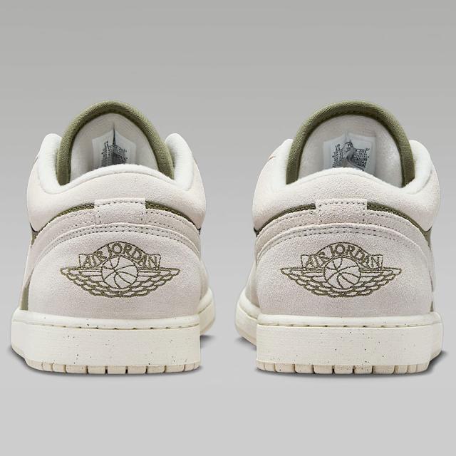 [ナイキ] エア ジョーダン 1 ロー SE [AIR JORDAN 1 LOW SE] ミディアムオリーブ/セイル/ライトオールウッドブラウン HV4089-201