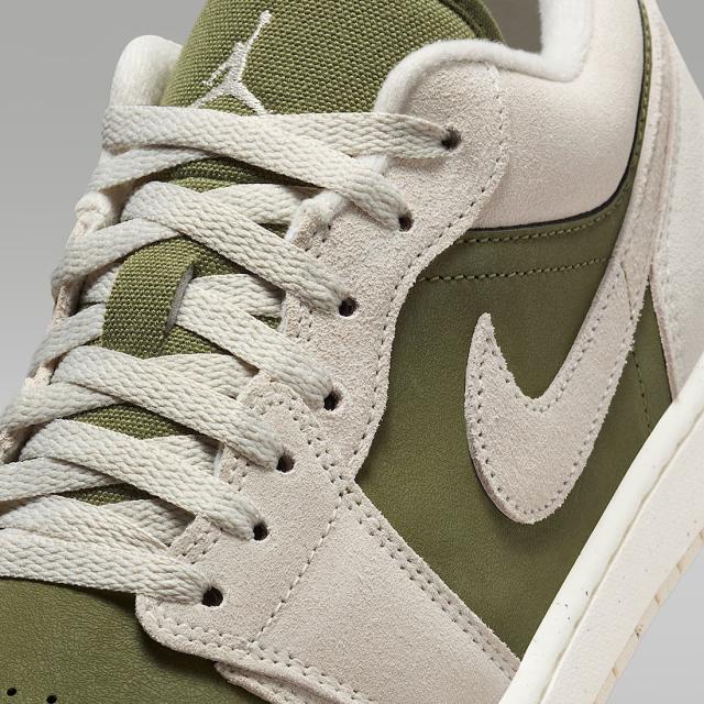 [ナイキ] エア ジョーダン 1 ロー SE [AIR JORDAN 1 LOW SE] ミディアムオリーブ/セイル/ライトオールウッドブラウン HV4089-201