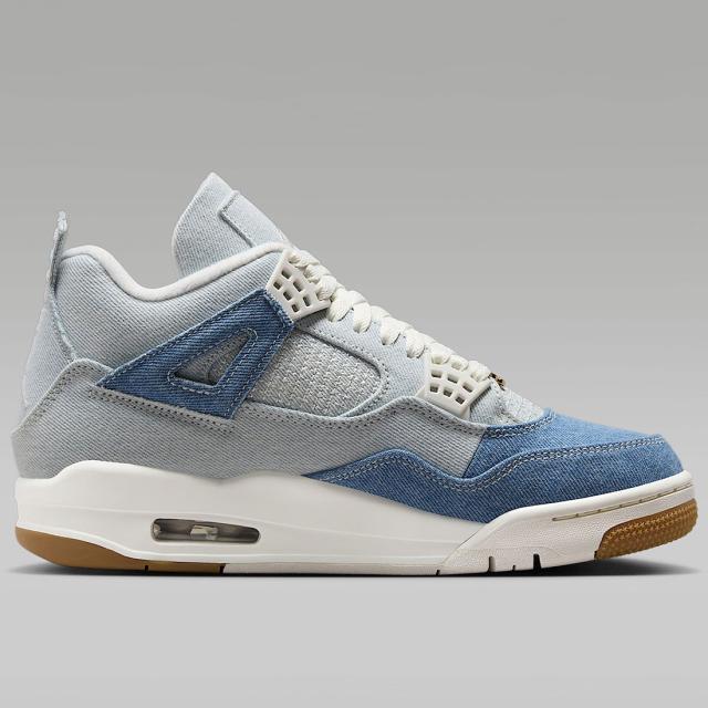 [ナイキ] エア ジョーダン 4 レトロ [W AIR JORDAN 4 RETRO "Worn Blue"] セイル/ガムライトブラウン/ウォーンブルー/セイル IB6716-100_2