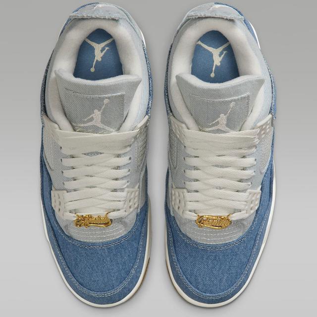 [ナイキ] エア ジョーダン 4 レトロ [W AIR JORDAN 4 RETRO "Worn Blue"] セイル/ガムライトブラウン/ウォーンブルー/セイル IB6716-100_3