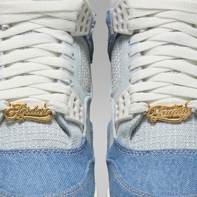 [ナイキ] エア ジョーダン 4 レトロ [W AIR JORDAN 4 RETRO "Worn Blue"] セイル/ガムライトブラウン/ウォーンブルー/セイル IB6716-100_5