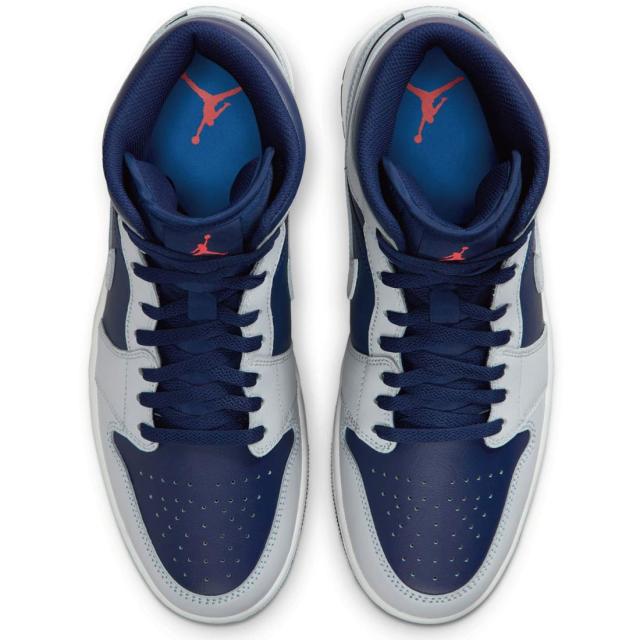 [ナイキ] エア ジョーダン 1 ミッド [AIR JORDAN 1 MID] ブルー/ピュアプラチナム DQ8426-403_3