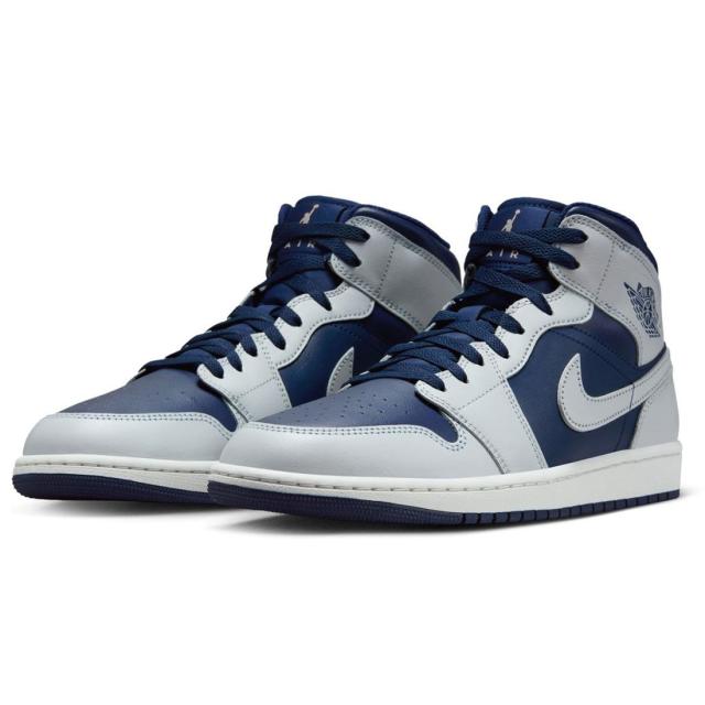 [ナイキ] エア ジョーダン 1 ミッド [AIR JORDAN 1 MID] ブルー/ピュアプラチナム DQ8426-403_4