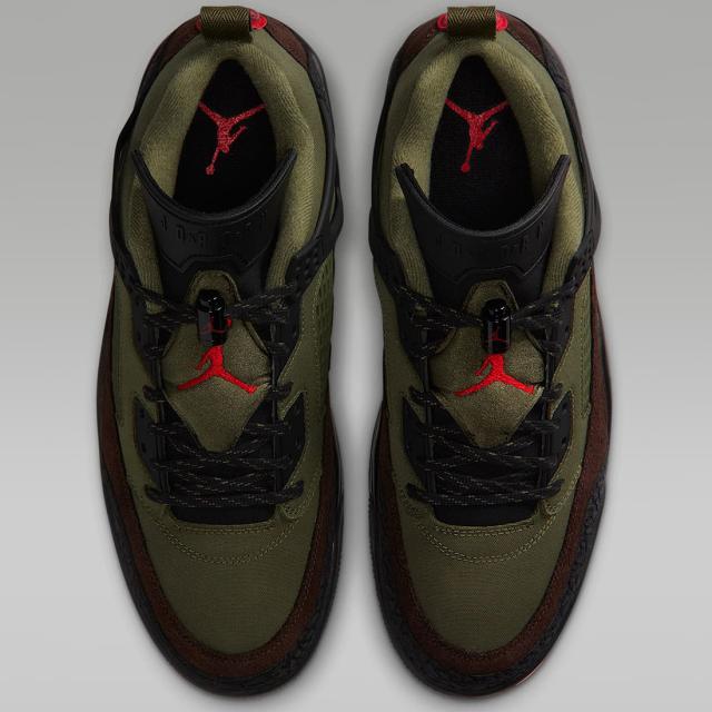 [ナイキ] ジョーダン スパイジーク ロー [JORDAN SPIZIKE LOW] ミディアムオリーブ/ブラック/バロックブラウン/ユニバーシティレッド IH1782-200 ナイキ] ジョーダン スパイジーク ロー [JORDAN SPIZIKE LOW