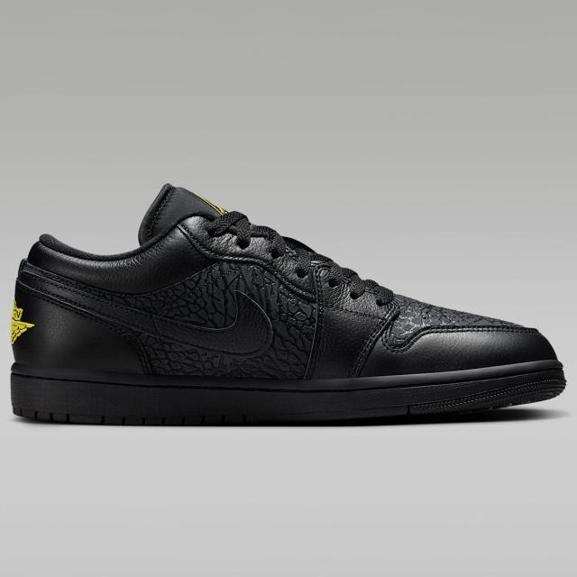 [ナイキ] エア ジョーダン 1 ロー SE [AIR JORDAN 1 LOW SE] ブラック/アンスラサイト/ツアーイエロー IM6568-010