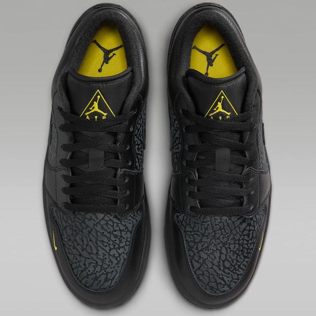 [ナイキ] エア ジョーダン 1 ロー SE [AIR JORDAN 1 LOW SE] ブラック/アンスラサイト/ツアーイエロー IM6568-010
