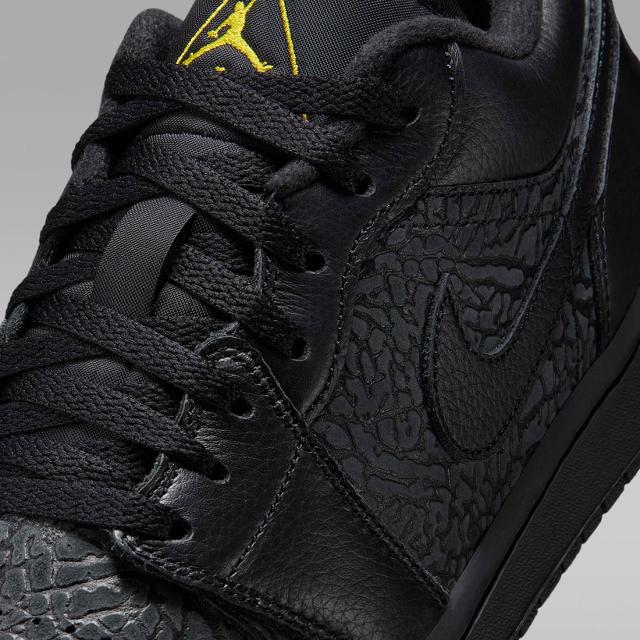 [ナイキ] エア ジョーダン 1 ロー SE [AIR JORDAN 1 LOW SE] ブラック/アンスラサイト/ツアーイエロー IM6568-010