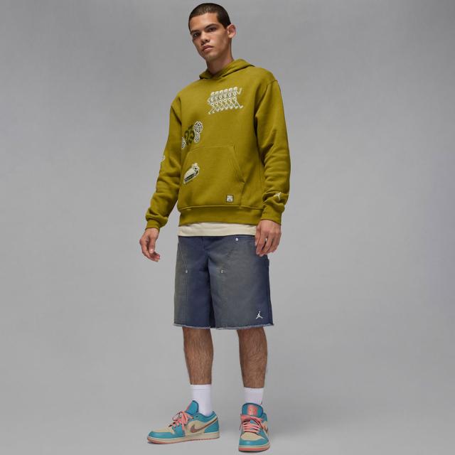 [ナイキ] エア ジョーダン 1 ロー SE [Air Jordan 1 Low SE] デニムターコイズ/レブスターダスト/ライトストーン/スモーキーブルー IM8120-464