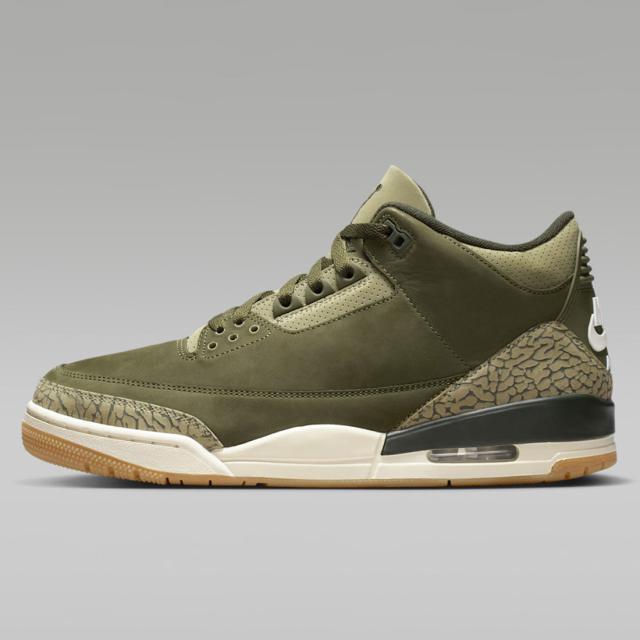 [ナイキ] エア ジョーダン 3 レトロ [AIR JORDAN 3 RETRO] ミディアムオリーブ/ニュートラルオリーブ/セイル/セコイア DN3707-202_1