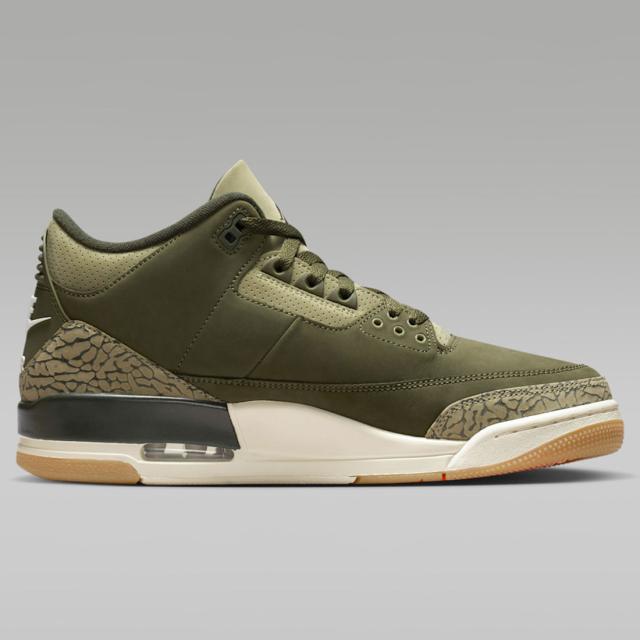[ナイキ] エア ジョーダン 3 レトロ [AIR JORDAN 3 RETRO] ミディアムオリーブ/ニュートラルオリーブ/セイル/セコイア DN3707-202_2