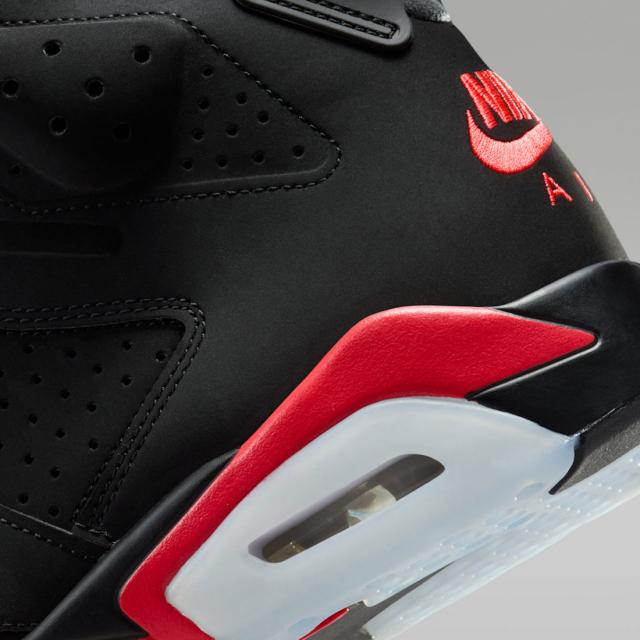 [ナイキ] エア ジョーダン 6 レトロ [AIR JORDAN 6 RETRO "Infrared Salesman"] ブラック/ライトクリムゾン CT8529-001_6