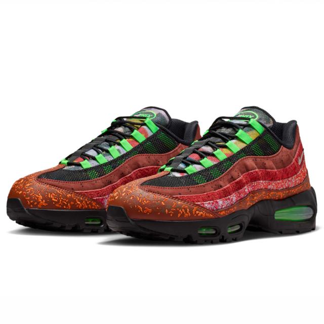[ナイキ] エア マックス 95 ビッグバブル [AIR MAX 95 BIG BUBBLE "Hong Kong"] シナモン/ブラック/ボルテージグリーン/メタリックシルバー IQ5755-200