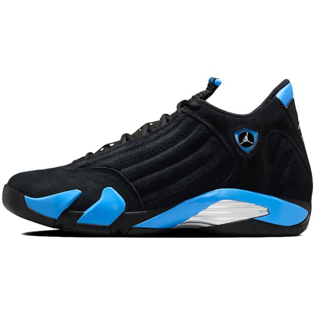 [ナイキ] エア ジョーダン 14 レトロ [AIR JORDAN 14 RETRO "Black/University Blue"] ブラック/ユニバーシティブルー/シルバー/ホワイト 487471-007_1